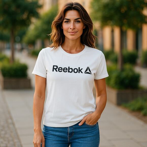 REEBOK Women's Athletic Revolve Tee's 3 Relaxed Cooling Dry Comfort NEW - Picture 14 of 16